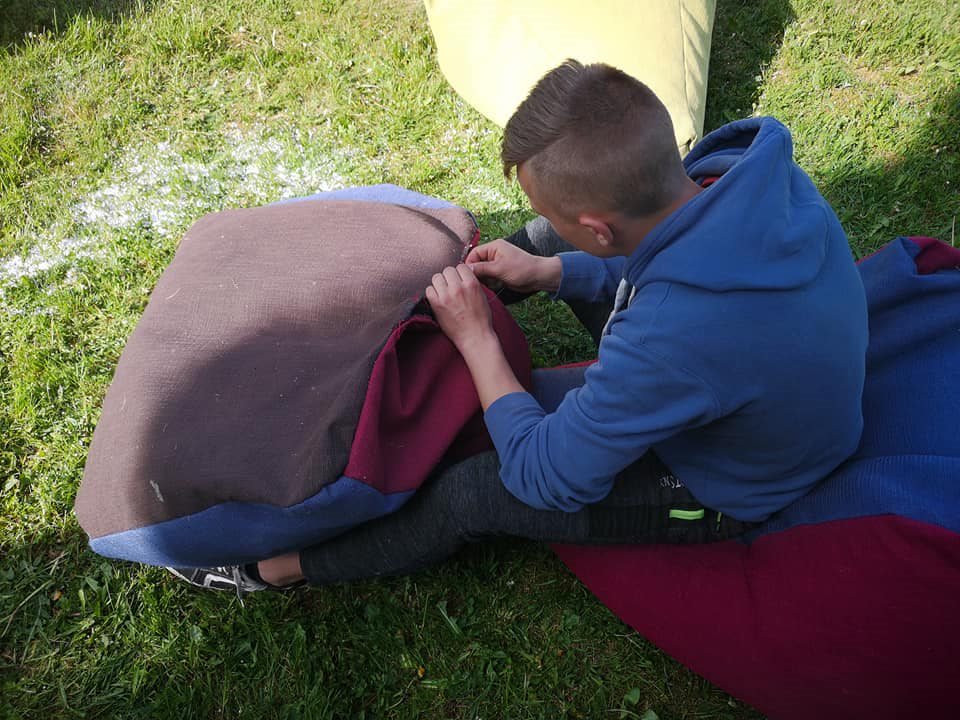 Mobilusis darbas su jaunimu veiklos akimirka